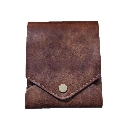 Shop Now or Never! Clearance Ends Soon.New Waterproof Multifunctional Compact Wallet Handmade PU Leather Built-in Pen Slot Front Pocket Wallets Money Clip Travel