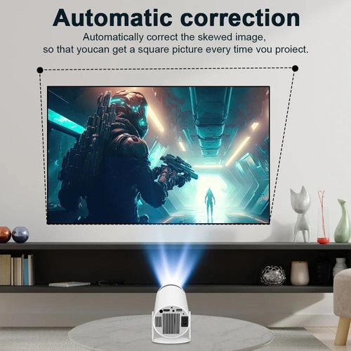 Shop Now or Never! Clearance Ends Soon.HY300 Pro Mini Projector 720P Android 11 Outdoor 4K Cheap Home Theater Video Projecteur with Wifi TV Projector 4k