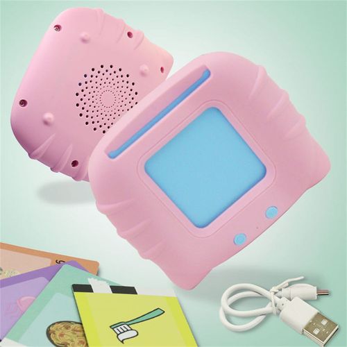 Shop Now or Never! Clearance Ends Soon.Kids Montessori Early Educational Toys English Alphabet Cognitive Card Talking Flashcards Learning Machine