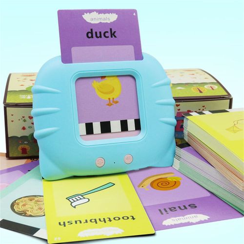 Shop Now or Never! Clearance Ends Soon.Kids Montessori Early Educational Toys English Alphabet Cognitive Card Talking Flashcards Learning Machine