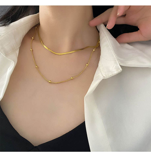 Stylish ring necklace