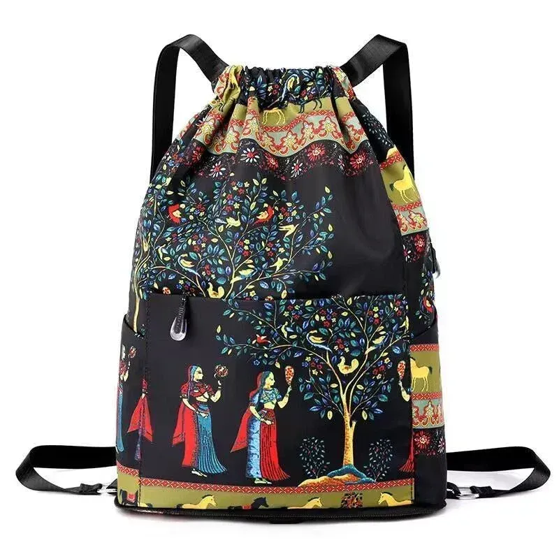 😍 NEW Fashion Foldable Large Capacity Drawstring Backpack