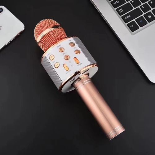 Wireless Handheld Karaoke Microphone with Home Party KTV Music Singing Playback Speaker