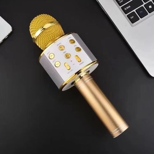 Wireless Handheld Karaoke Microphone with Home Party KTV Music Singing Playback Speaker