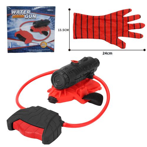 Spider-Man Wrist Launcher Pressing Continuous Water Gun Children's Wearable Water Gun Water Play Toys