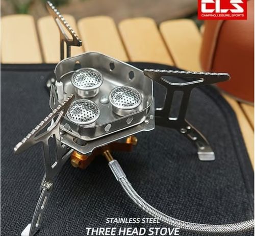 🔥Camping Outdoor Windproof Gas Burner