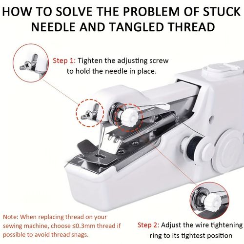 Handheld Portable Sewing Machine Handheld Stitch 101 Mini Electric Sewing Machine Sewing Machine 340G