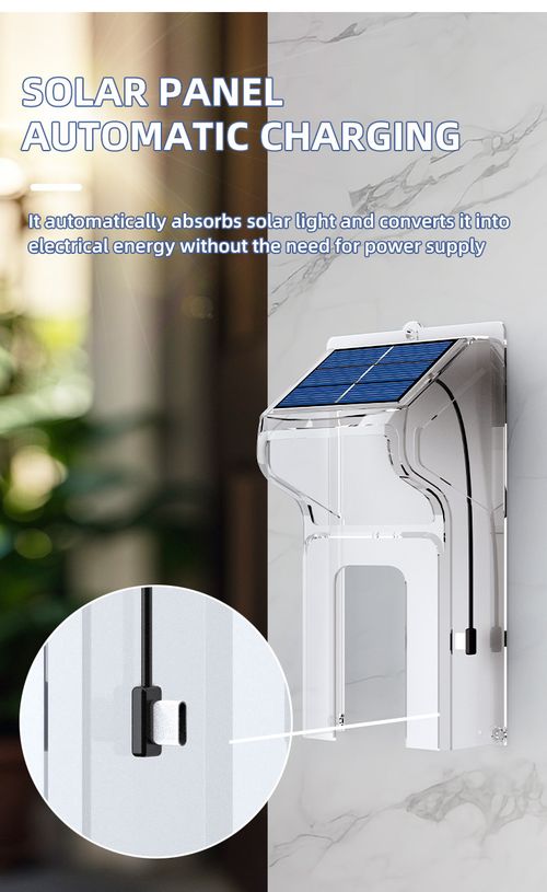 Solar powered wireless video doorbell camera with rain cover, long standby time, Bluetooth wireless connection can be controlled remotely.