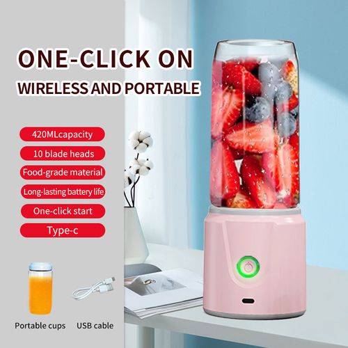 Portable Mini USB Rechargeable Home Blender Fruit Juicer