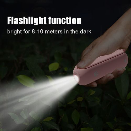 3 in 1 Electric Folding Small Handheld Mini Portable Fan Flashlight