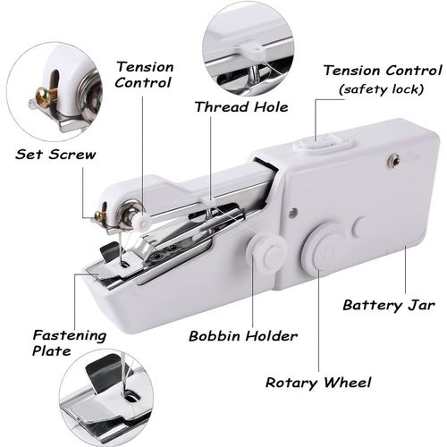 Handheld Portable Sewing Machine Handheld Stitch 101 Mini Electric Sewing Machine Sewing Machine 340G