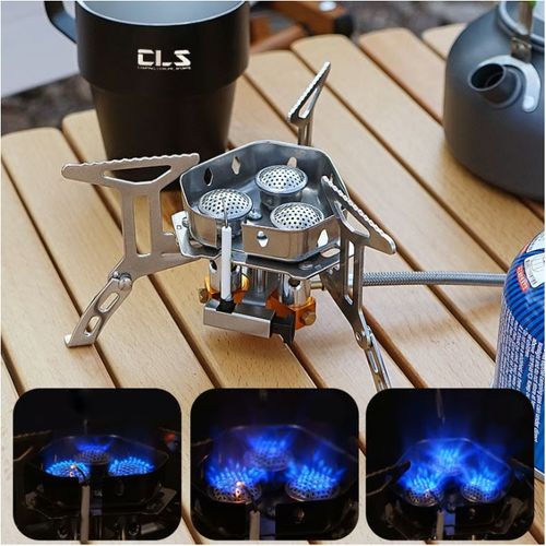 🔥Camping Outdoor Windproof Gas Burner