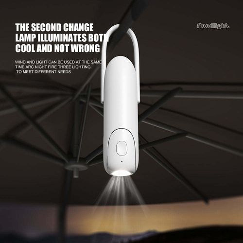 3 in 1 Electric Folding Small Handheld Mini Portable Fan Flashlight