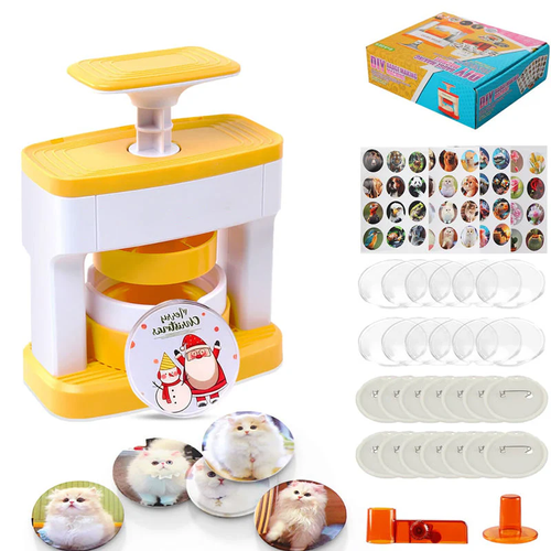 🎅🎃Pin Badge Maker DIY Kit with Accessories