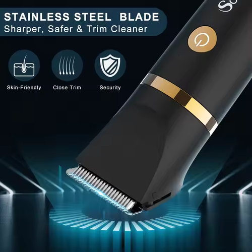 3 Integrated Electric Hair Removal Device, Cordless Male Thigh Hair Trimmer, Waterproof Electric Shaving Tool
