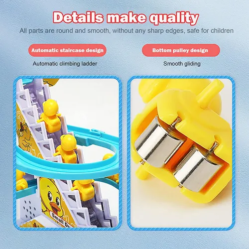 Electric Duck Slide Track With Lights And Music 64 sales
