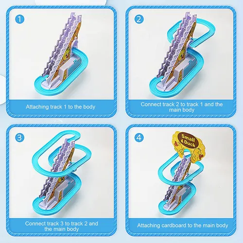 Electric Duck Slide Track With Lights And Music 64 sales