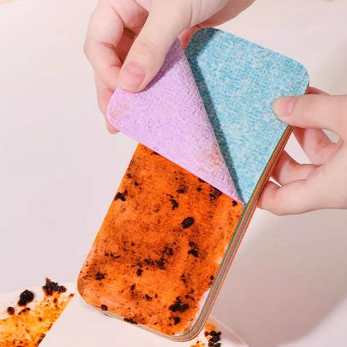 Rainbow Multi-Layer Soft Sponge