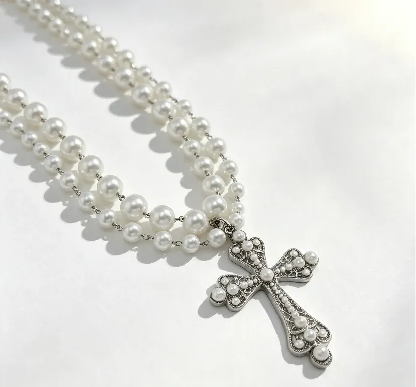 Double Layer Pearl necklace