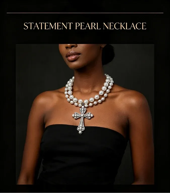 Double Layer Pearl necklace
