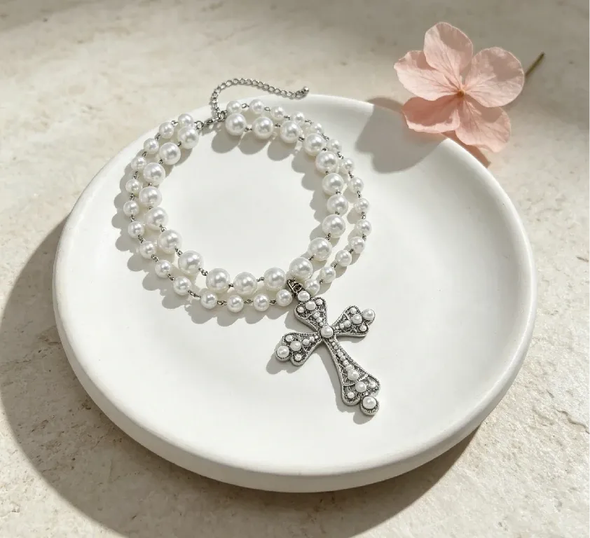 Double Layer Pearl necklace