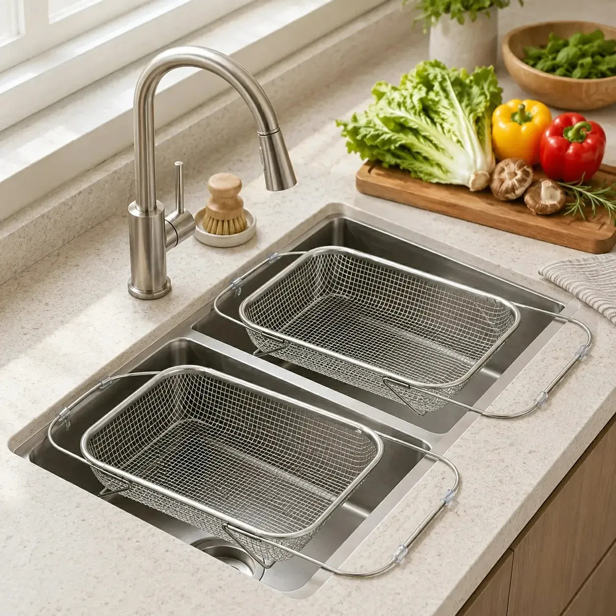 Expandable Colander Strainer Basket
