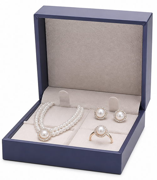 Necklace Earrings Ring Set