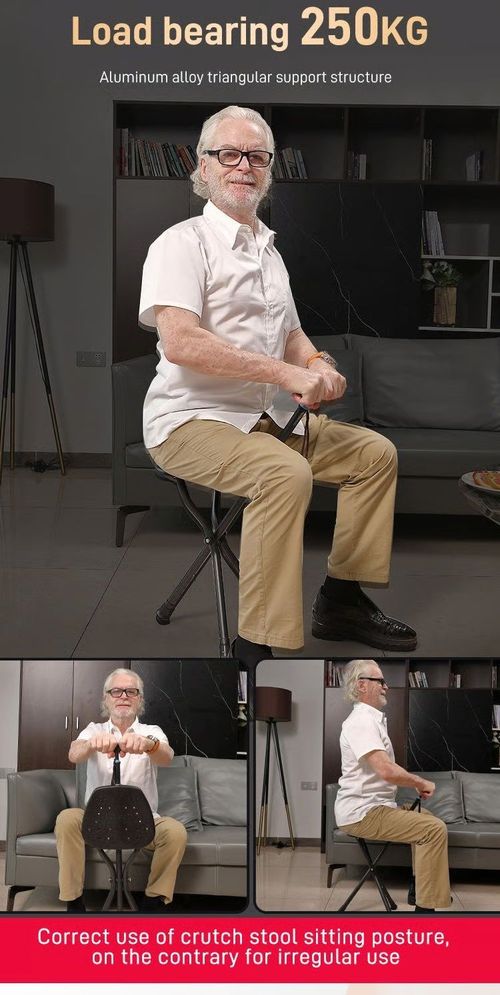 Foldable Chair Cane,