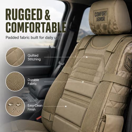 🚙 Car Seat Back Protector Organizer – Outdoor Gear Storage Cover for SUV & Truck