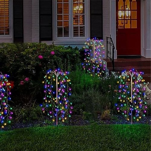 Solar Garden Lights Outdoor Decor – 200 LEDs, IP55 Waterproof, Easy Install
