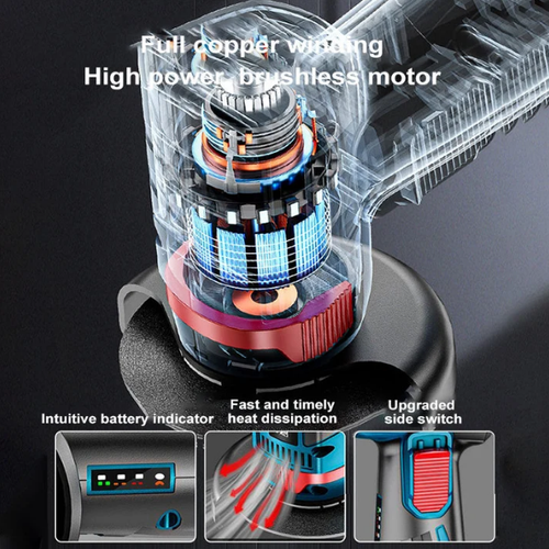 Mini Angle Grinder Without Brushes