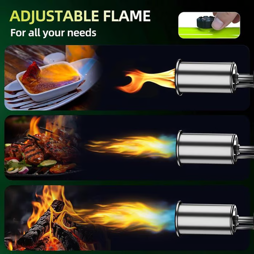 Powerful Propane Torch - 2732°F High Temp Flame