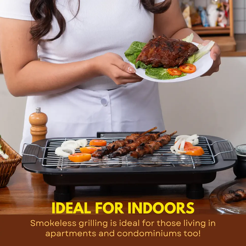 Smokeless barbecue grill