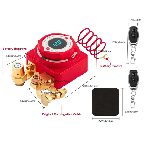Remote Control Car Battery Disconnect Switch Kit