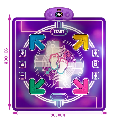 Homero 6 Game Modes Musical Dance Mat with Bluetooth