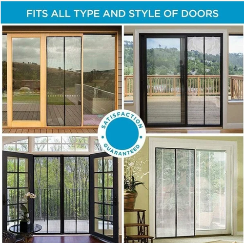 🔥Partition Keeps Bugs Out Insect Screen Mosquito Self Sealing Heavy Duty Hands Free Mosquito Curtain Mesh Magnetic Door Net