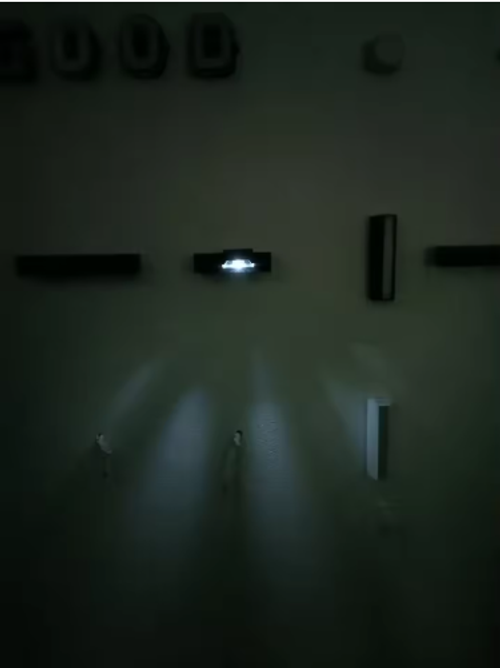 💡Outdoor waterproof solar-powered LED stair railing light, battery-powered small wall light, suitable for balcony, garden, terrace, and step lighting (4 pieces per box)