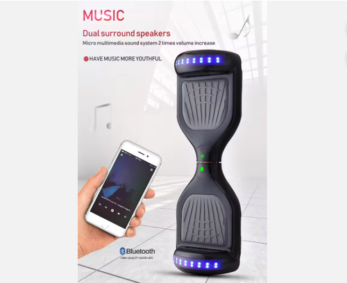 🔥🔥 24V 2.0AH Electric Hoverboard with Fast Self-Balancing Two-Wheel Scooter Motor 150-250w Bluetooth Smart Hover Board