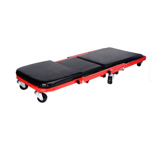 Folding Crawler Seat 2 in 1 Car Repair Tool Heavy Duty Padded Comfortable Car Repair Lying Board