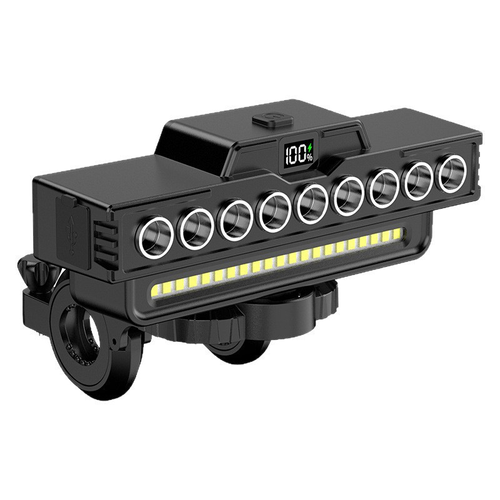 Rechargeable 28-LED Bicycle Headlight with Horn