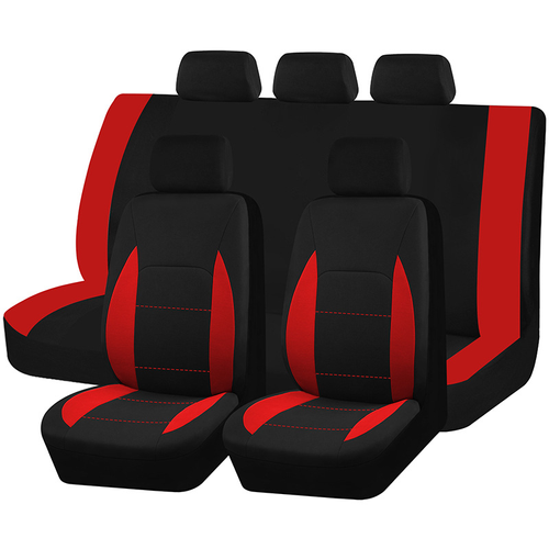 Four-season universal five-seat car fabric seat cover