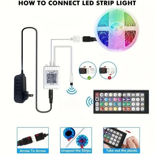 Music Syncing Smart LED Strip (10m)