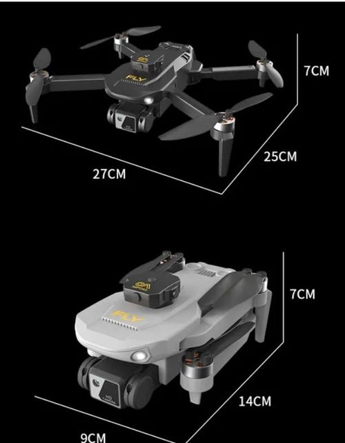 Pro Mini Drone 4K Dual Camera Drone Brushless Motor Optical Flow RC Quadcopter with 5G WIFI FPV ABS Remote Control Toys