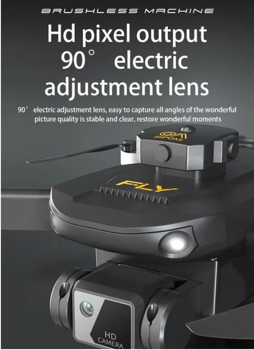 Pro Mini Drone 4K Dual Camera Drone Brushless Motor Optical Flow RC Quadcopter with 5G WIFI FPV ABS Remote Control Toys