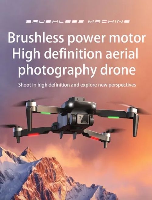 Pro Mini Drone 4K Dual Camera Drone Brushless Motor Optical Flow RC Quadcopter with 5G WIFI FPV ABS Remote Control Toys