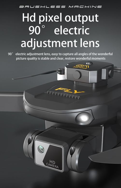 Pro Mini Drone 4K Dual Camera Drone Brushless Motor Optical Flow RC Quadcopter with 5G WIFI FPV ABS Remote Control Toys