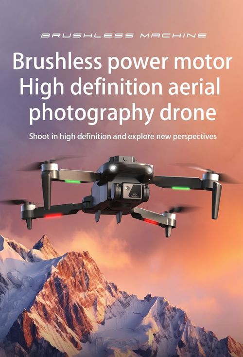 Pro Mini Drone 4K Dual Camera Drone Brushless Motor Optical Flow RC Quadcopter with 5G WIFI FPV ABS Remote Control Toys