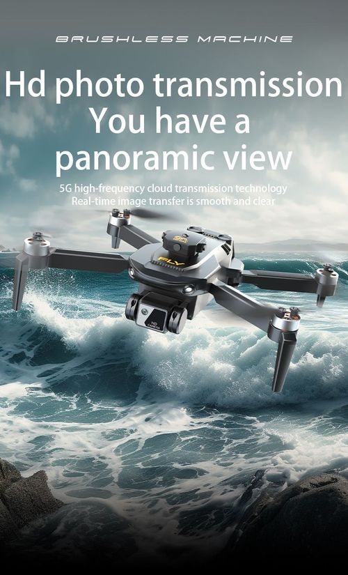 Pro Mini Drone 4K Dual Camera Drone Brushless Motor Optical Flow RC Quadcopter with 5G WIFI FPV ABS Remote Control Toys