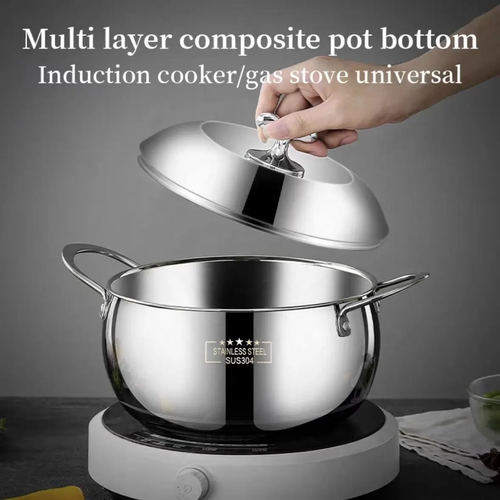 Multipurpose Stainless Steel Saucepan