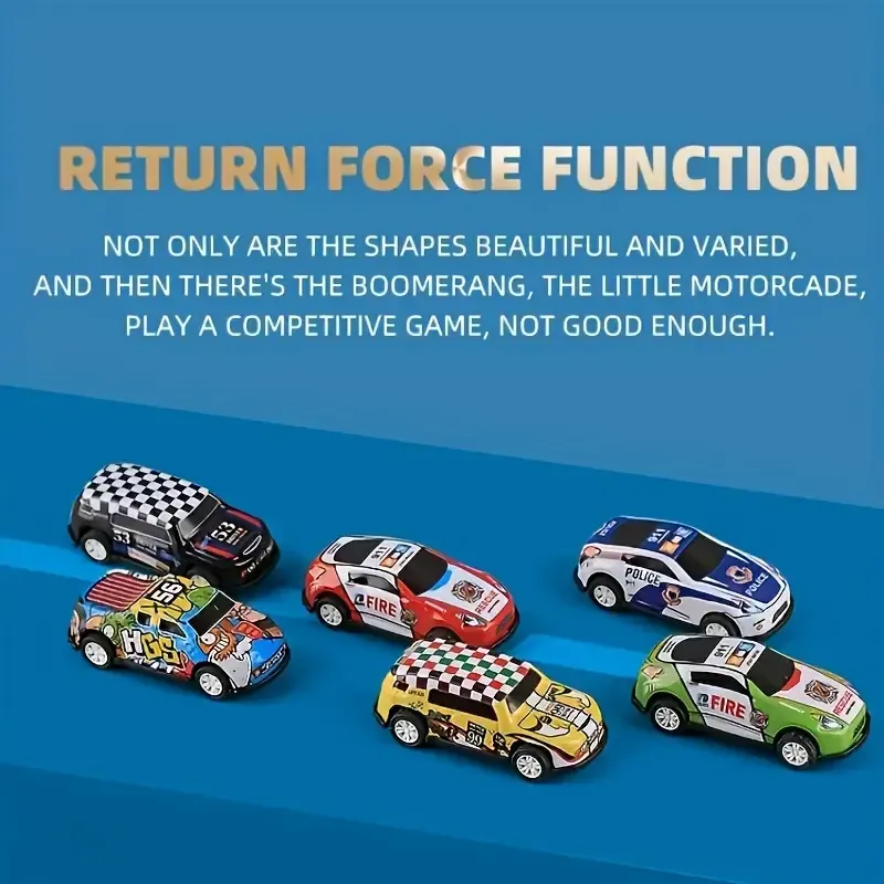 50-Piece Diecast Toy Car Set with Storage Case and Foldable Play Mat